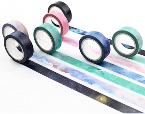 YUBX Washi Tape Set Decorative Tape for DIY Crafts, Bullet Journals, Planners, Scrapbooking, Wrapping 15Mm Wide (Fastary)