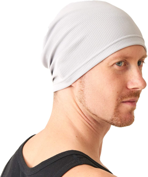 CHARM Mens Running Sports Beanie – Gym Caps Sweat Wicking Bike Hat Helmet Liner