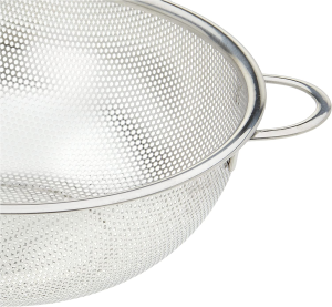 Avanti 12912 Perforated Strainer with Handles, 25.5 Cm Size, Silver