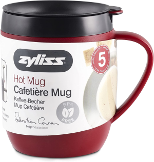 Zyliss Hot Travel Mug Cafetiere Red/Black 1460