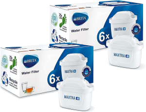 Brita Maxtra+ Universal Water Filter Cartridge, TUV IWW Tested NSF/ANSI 53/DIN 10521, Pack of (12)