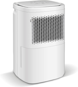 ADVWIN Air Dehumidifiers, Removes up to 25 L/Day of Moisture, 6500ml Water Tank, Large Dehumidifier Suitable for Bedroom, Bathroom, Wardrobe Room, Office, White