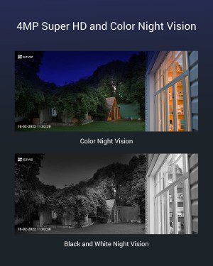 EZVIZ Security Camera, Wireless PTZ Outdoor Battery/Solar Powered Wifi Camera, 2K, 15M Color Night Vision, AI Human Detection, Waterproof, 256G Sd/Cloud Storage, Works with Alexa, Google Assistant CB8