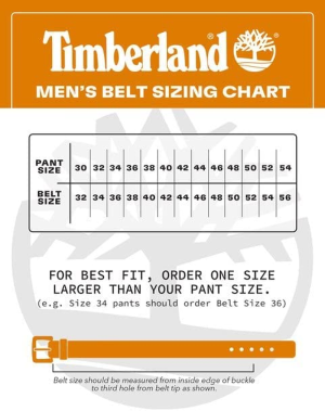 Timberland Men’S Big-Tall 38 MM Boot Leather Belt