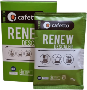 Cafetto Renew Organic Descaler 4 X 25G Sachets per Box