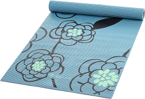 Gaiam Green Yoga Mat 3Mm Grey Teal