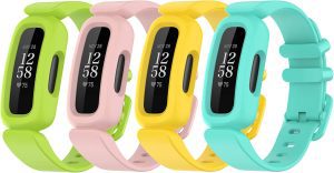 Bands Compatible with Fitbit Ace 3 for Kids Colorful Silicone Watch Strap Accessories Replacement Wristbands for Ace 3 for Boys Girls