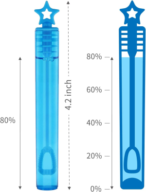 Springflower 66 Pieces Mini Bubble Wands, Party Favors Toys for Kids,Easter Basket Toy,Themed Birthday, Halloween, Goodie Bags, Carnival Prizes, Wedding, Bubble Maker Toys for Kids, Summer Outdoor Gifts for Girls & Boys