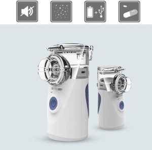 Alician Portable Ultrasonic Atomizer Mini Handheld Inhaler Facial Humidifier Noiseless Inhaler Machine