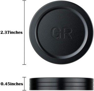 Aluminium Alloy Lens Cover Cap for Ricoh GR Iiix GR III GR II, Lightweight Durable Camera Lens Protection Cover for GR2 GR3 with Soft EVA Interior