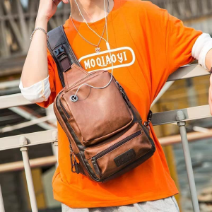 Oncali Large Capacity Sling Crossbody Bag Shoulder Backpack for Men Chest Bags Casual Daypack for Business Travel Cycling