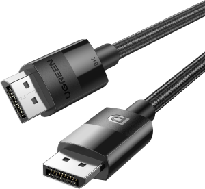 UGREEN Displayport 1.4 VESA Certified Cable 1M, 8K Displayport to Displayport Cable Nylon Braided DP to DP (8K@60Hz and 4K@144Hz) Support 32.4Gbps HDR HDCP Gaming Monitor Cable for Laptop PC TV