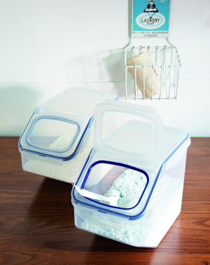 Lock and Lock HPL700 Classic 5 Litre Rice Case, Clear