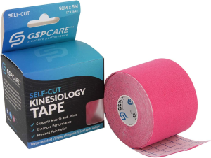 GSPCARE Kinesiology Tape Latex Free Waterproof for Muscle Building,Knees,Anles,Shoulder,Pain Relief and Injury Recovery – Free Kinesiology Taping Guide -Blue