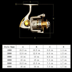 DIWA Spinning Fishing Reels for Saltwater Freshwater 1000 2000 3000 4000 5000 6000 Series Left/Right Interchangeable Trout Spinning Reel Carp Fishing Spool 10 Ball Bearings Light and Smooth