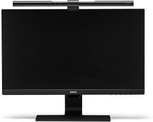 Benq Screenbar E-Reading LED Monitor Lamp with Auto-Dimming and Hue Adjustment Features, Eye Protected with No Screen Glare or Flicker, Matte Black USB Powered