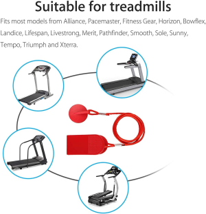 JEDEW Treadmill Safety Key, Universal Treadmill Magnet Security Lock, Fitness Kit for All Nordictrack, Proform, Sole, Weslo, Weider, Epic, Freemotion and Healthrider Treadmills