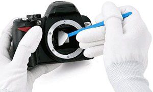 VSGO DKL-6 Camera Cleaning Kit Essential Package for DSLR and Sensitive Electronics: APS-C Sensor and Cotton Swab, Lens Pen/Brush, Wet Wipes, Lens Cleaning Paper, Microfiber Cloth, Air Blower, Blue