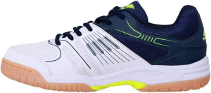 Nivia Men’S 147NB05 Polyester Gel Verdict Badminton Shoes (Navy Blue, Size 8)