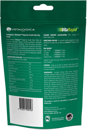 Vitarapid Digestive Daily Treats for Dogs 210G