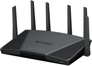 Synology Rt6600Ax Tri-Band Wi-Fi 6 Router – Quad-Core 1.8 Ghz, 1 GB DDR3, Synology SSL VPN