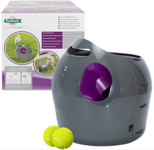 Petsafe PTY17-15849 Automatic Ball Launcher Dog Toy, Interactive Tennis Ball Throwing Machine for Dogs, Water Resistant