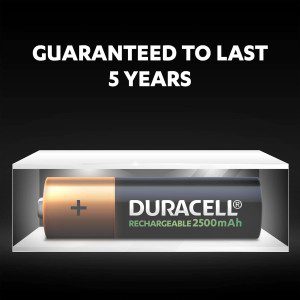 Duracell Rechargeable AA Nimh 2500Mah Battery (4 Pcs)