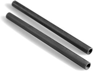 SMALLRIG Carbon Fiber 15Mm Rod Pack of 2, 15Cm 6 Inches – 1872