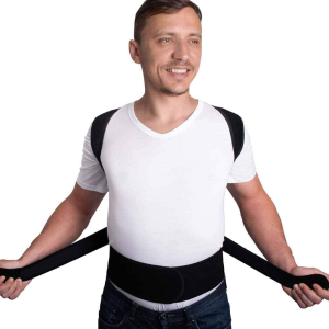 Back Brace Posture Corrector Clavicle and Lower Back Support- Comfortable Back and Shoulder Brace for Men and Women- Improve Posture, Correct Hunchback, Relieve Pain