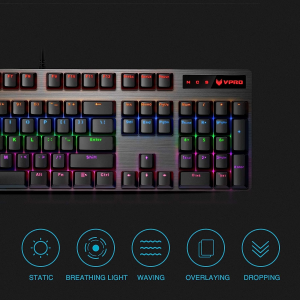 Rapoo V500Pro Gaming Mechanical Backlit Keyboard