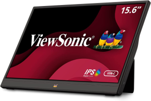 Viewsonic Portable Monitor  Tilt Ergonomics, USB-C, Eye-Care, Dual Speaker, Lightweight