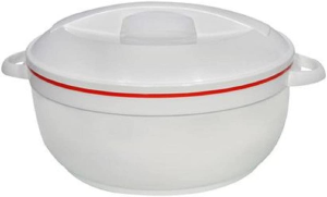 The House of Florence Celebrity Red Line Insulated Food Warmer, White, 7.5 Litre Capacity