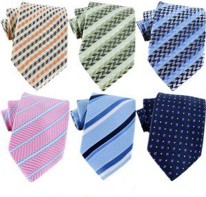 Weishang Men’S Lot Silk Tie Necktie Woven Jacquard Neck Ties