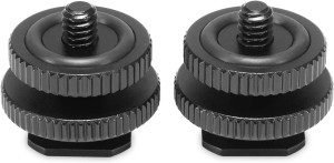 SMALLRIG Tripod Mount Screw to Flash Hot Shoe Mount Adapter Monitor Bracket for Camera and Monitor, Pack of 2-1631