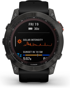 Garmin Fenix® 7X Solar, Slate Gray with Black Band, Multisport GPS Watch