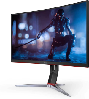 AOC 27-Inch QHD Curved 1Ms 144Hz Free-Sync Premium Gaming Monitor