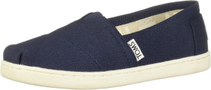 Toms Alpargatas Shoe – Kids’ Navy Canvas 5.0