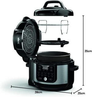 Ninja Foodi 11-In-1 Multi Cooker, 6 Litre Capacity, Black/Grey