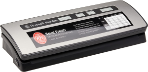 Russell Hobbs RHVS1 Seal Fresh Vacuum Sealer, One Touch Automatic Sealing, Sous Vide Compatible, Grey