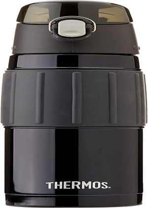 Thermos Stainless Steel Vacuum Insulated Hydration Bottle, 530Ml, Midnight Blue, 2465MBAUS