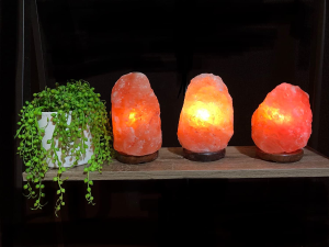 Himalayan Salt Lamp Natural Pink Crystal Rock Table Night Light Glow 1-2Kg