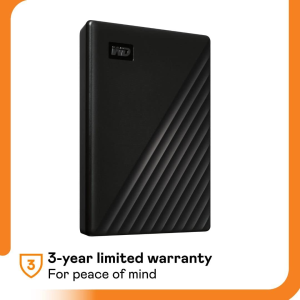 Western Digital My Passport USB3.0 External Hard Drive, 2 TB, Wdbyvg0020Bbk-Wesn,Black