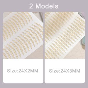 Yatinkim Eyelid Tape 1200 PCS Invisible Eye Tapes Breathable Double Eyelid Stickers Self-Adhesive Waterproof for Hooded Droopy Uneven Mono-eyelids