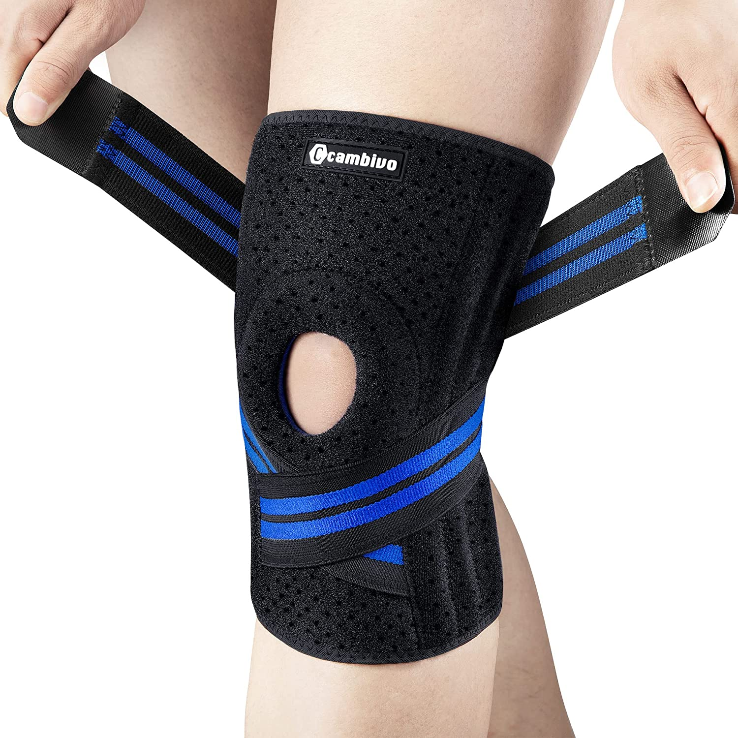 Knee Brace with Side Stabilizers Provide Strong Knee Support Joint