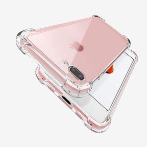 T Tersely Case Cover for Iphone 7 Plus/ 8 Plus, Soft Crystal Flexible Ultra Clear Slim TPU Bumper Case Cover with Shockproof Protective Cushion Corner for Iphone 7Plus / 8Plus (5.5 Inch)