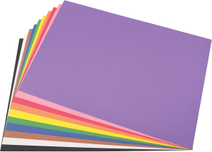 Prang (Formerly Sunworks) Construction Paper, 10 Assorted Colors, 12″ X 18″, 50 Sheets