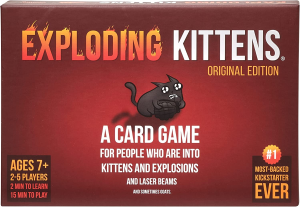 Throw Throw Burrito by Exploding Kittens – for Adults Teens and Kids & Original Edition by Exploding Kittens – for Adults Teens and Kids – Fun Family Games – a Russian Roulette Card Game