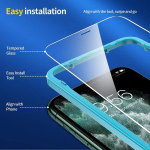 Smartdevil 3 Pack Screen Protector for Iphone 11 Pro/Iphone Xs/Iphone X, 9H Tempered Glass, Anti-Scratch, Easy Installation Tray, Anti-Oil, Anti-Bubble, Case-Friendly, Transparent Screen Protector Tempered Glass Film for Iphone11 Pro/Iphone Xs/Iphone X[5.8 Inch]