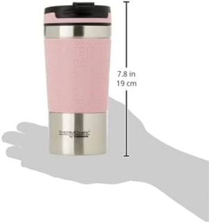 Thermocafe by Thermos Vacuum Insulated Travel Cup, 350Ml, Pink, HV350PK6AUS