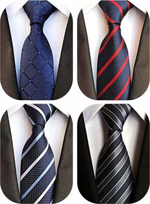 Weishang Men’S Lot Silk Tie Necktie Woven Jacquard Neck Ties